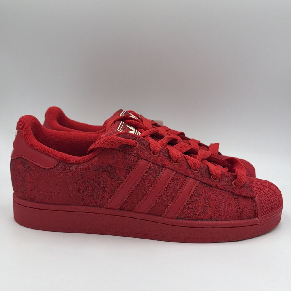 Size 13 - Adidas Superstar II Better Scarlet Rose Red Men's IH9302